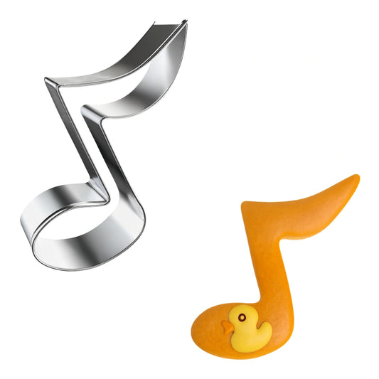 Single Note Musical Cookie Cutter 7cm - Iconic Cake Art