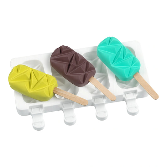 Geometric Popsicle Silicone Mould Iconic Cake Art