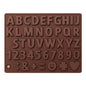 Alphabet and Number Chocolate Mould - Iconic Cake Art