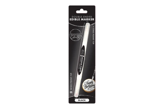 Black Double Ended Edible Marker - Iconic Cake Art