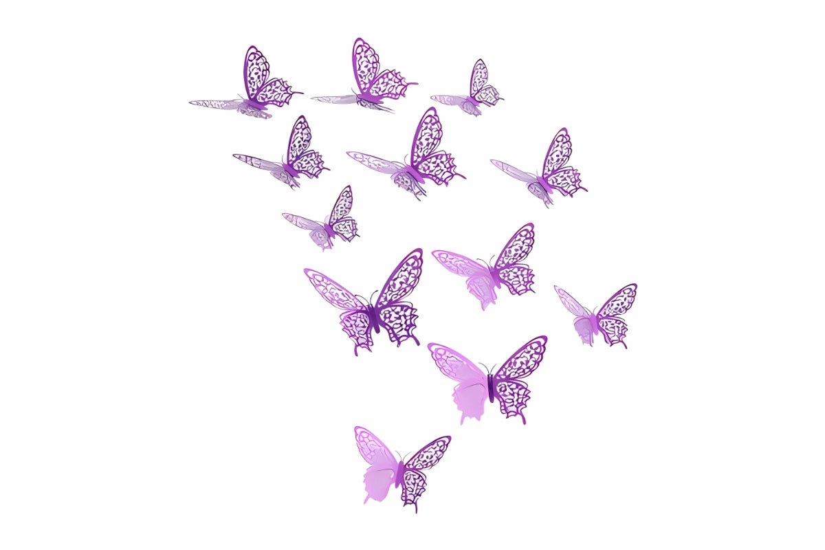 Purple Butterfly Topper - Iconic Cake Art