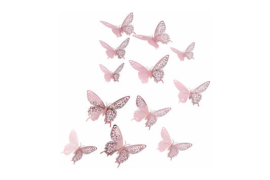 Rose Gold Butterfly Topper-Type3 - Iconic Cake Art