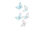 Silver Butterfly Topper - Iconic Cake Art