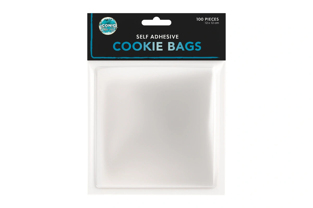 Self Sealing Cookie Bags Cookie Bags - 100Pack - 120X120mm