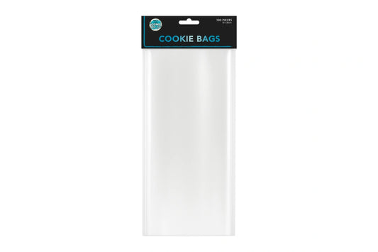 10cm x 20cm Without Glue Cookie Bags - 100 Pack - Iconic Cake Art