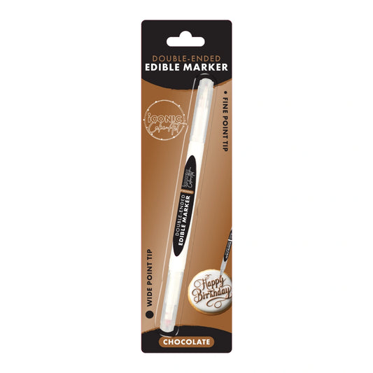 Chocolate Double Ended Edible Marker - Iconic Cake Art