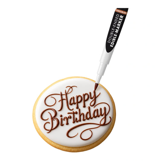 Chocolate Double Ended Edible Marker - Iconic Cake Art