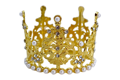 Gold Crown Topper 7.5cm - Iconic Cake Art