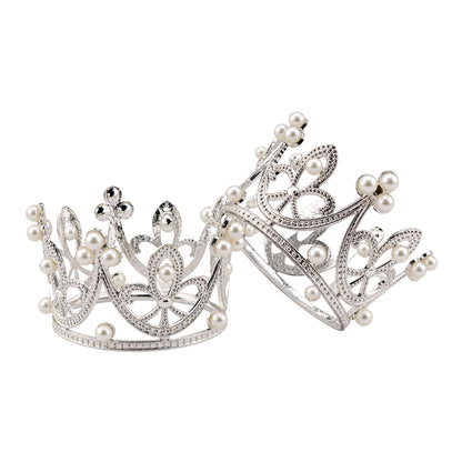 Silver Crown Toppers 5cm - Iconic Cake Art