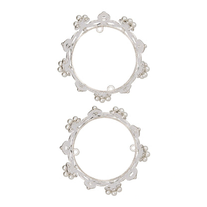 Silver Crown Toppers 5cm - Iconic Cake Art