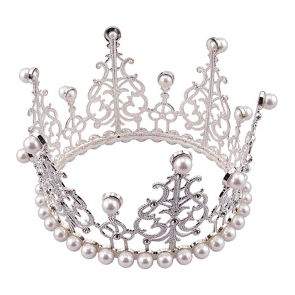 Silver Crown Topper 11.5cm - Iconic Cake Art