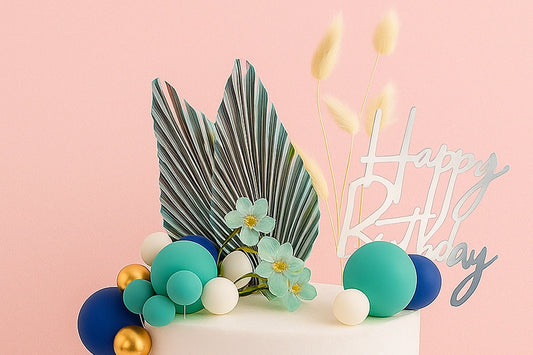 Blue Ocean Cake Topper Set - Iconic Cake Art