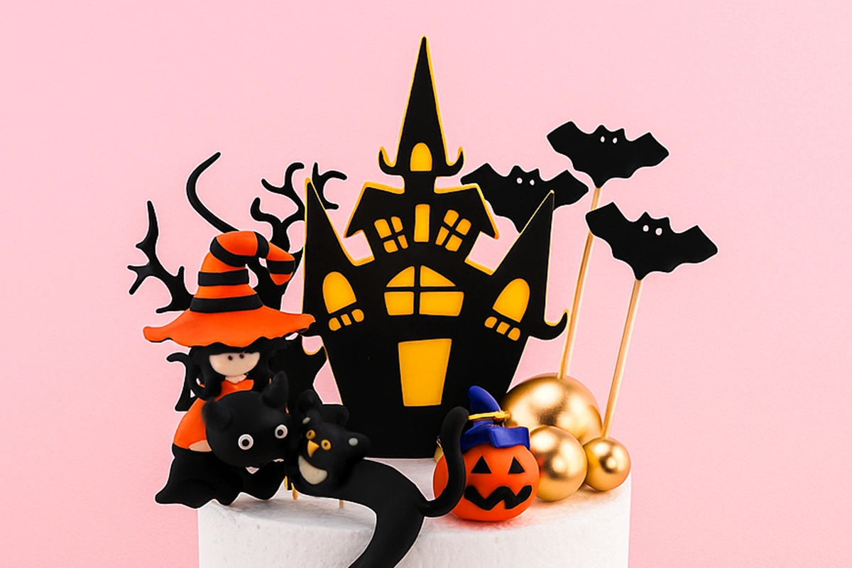 Haunted Halloween Topper Set - Iconic Cake Art