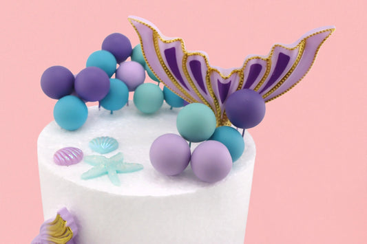 Ocean Mermaid Topper Set - Iconic Cake Art