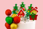 Santa Belt Christmas Topper Set - Iconic Cake Art