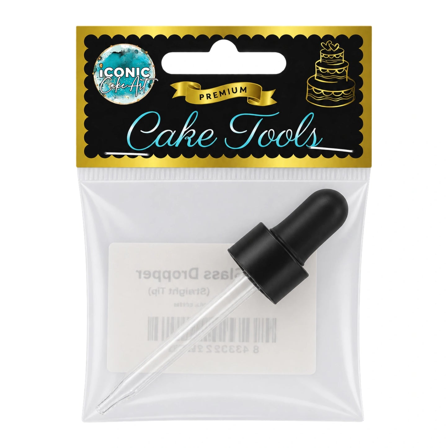 Threaded Eye Dropper - Iconic Cake Art