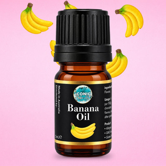 Banana Flavour Oil 5ml - Iconic Cake Art
