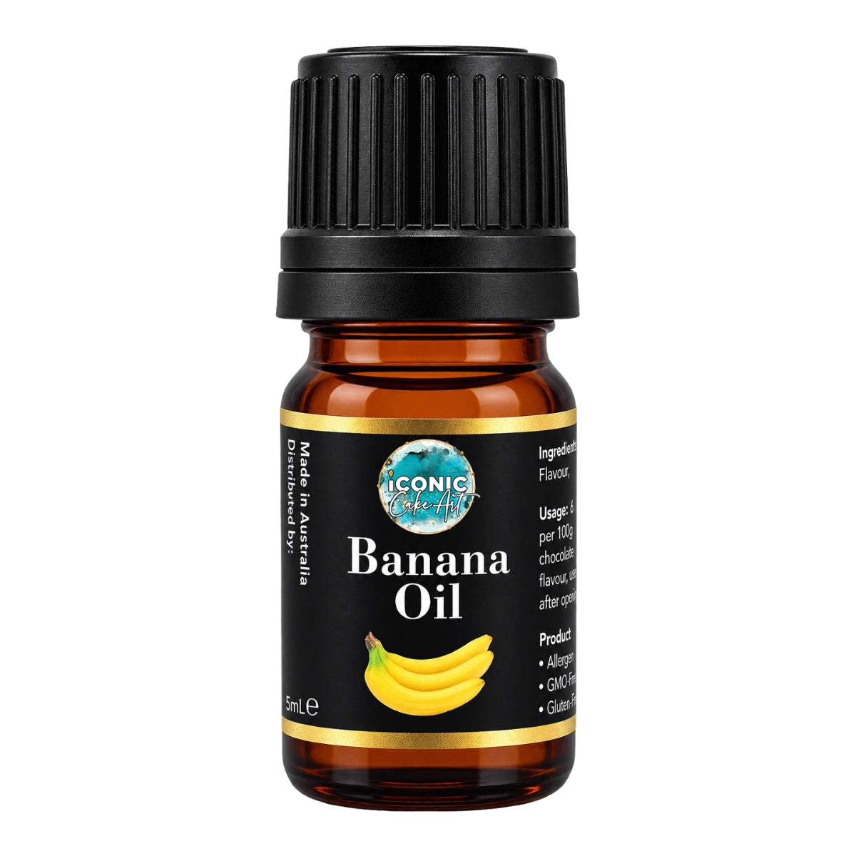 Banana Flavour Oil 5ml - Iconic Cake Art