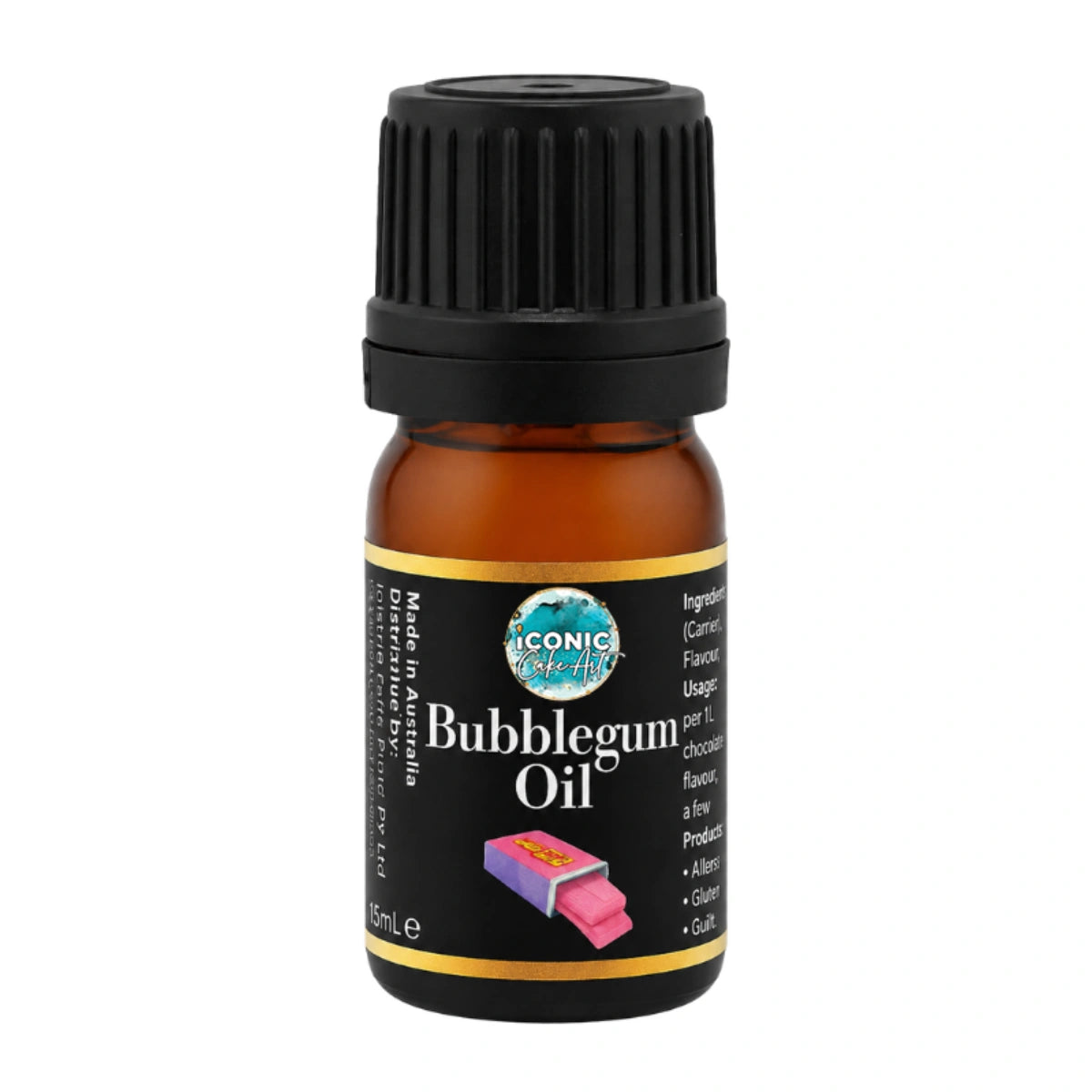 Bubblegum Flavour Oil 5ml - Iconic Cake Art