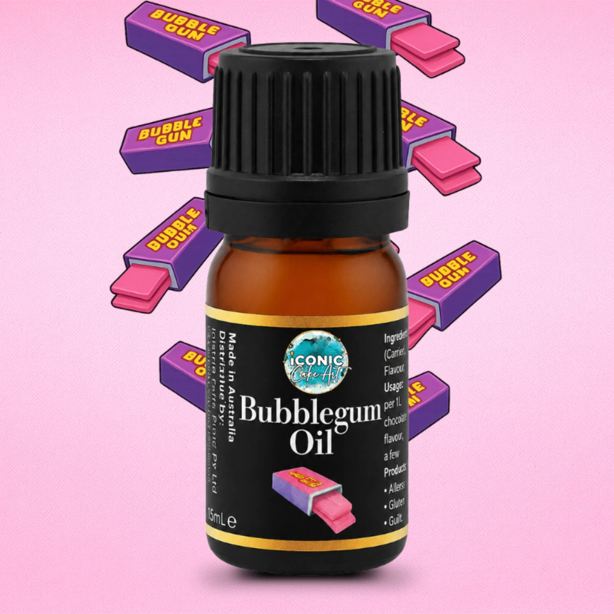 Bubblegum Flavour Oil 5ml - Iconic Cake Art