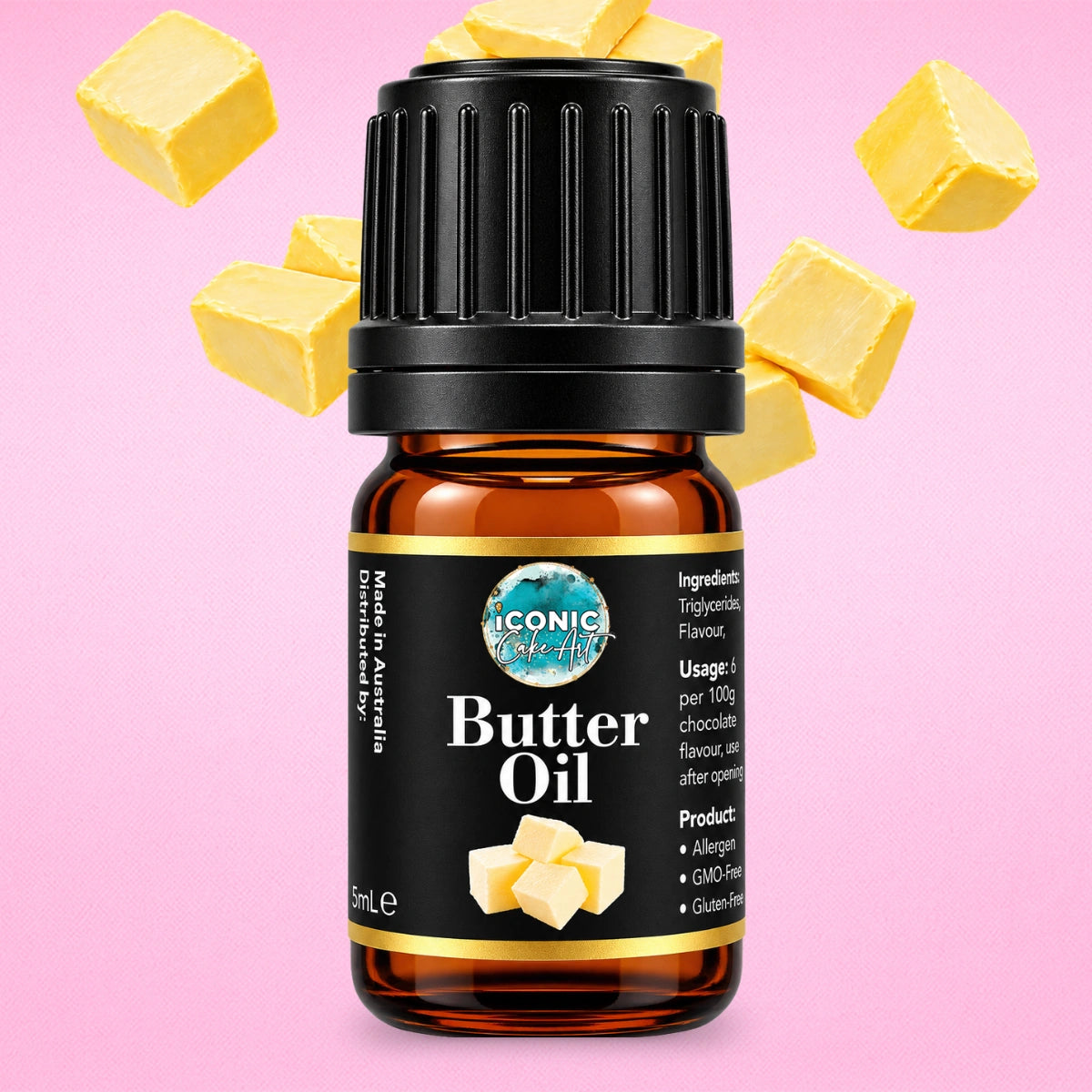 Butter Flavour Oil 5ml - Iconic Cake Art