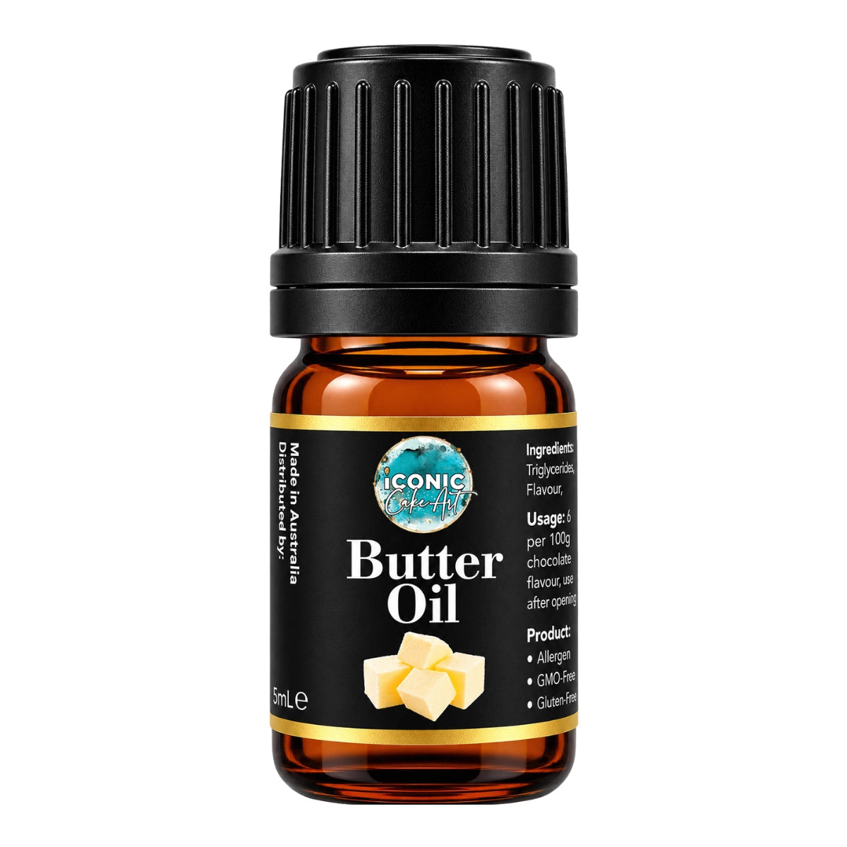 Butter Flavour Oil 5ml - Iconic Cake Art