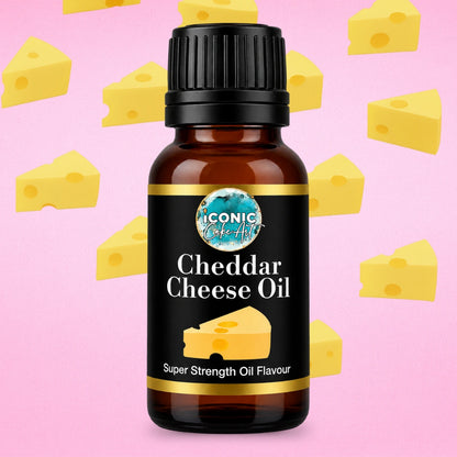 Cheddar Cheese Flavour Oil 30ml - Iconic Cake Art