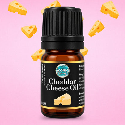 Cheddar Cheese Flavour Oil 5ml - Iconic Cake Art