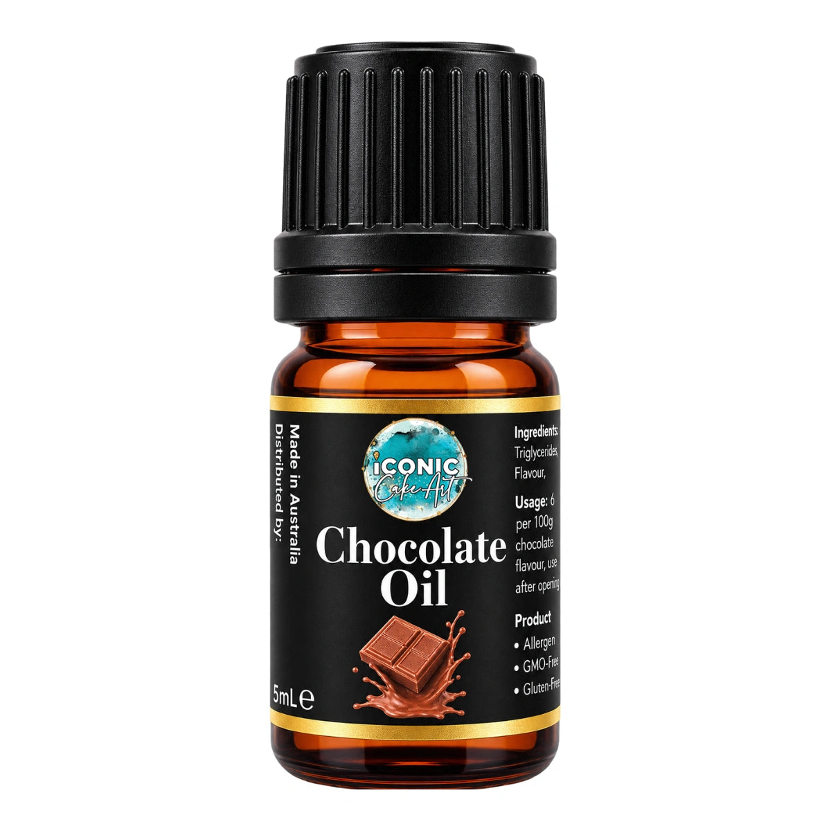Chocolate Flavour Oil 5ml - Iconic Cake Art