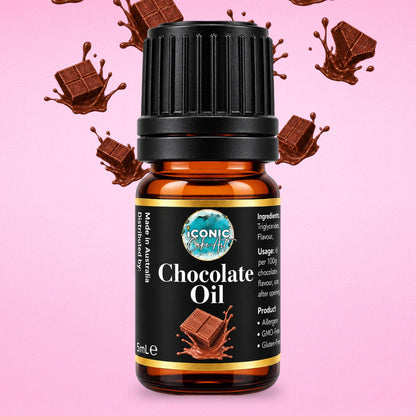 Chocolate Flavour Oil 5ml - Iconic Cake Art