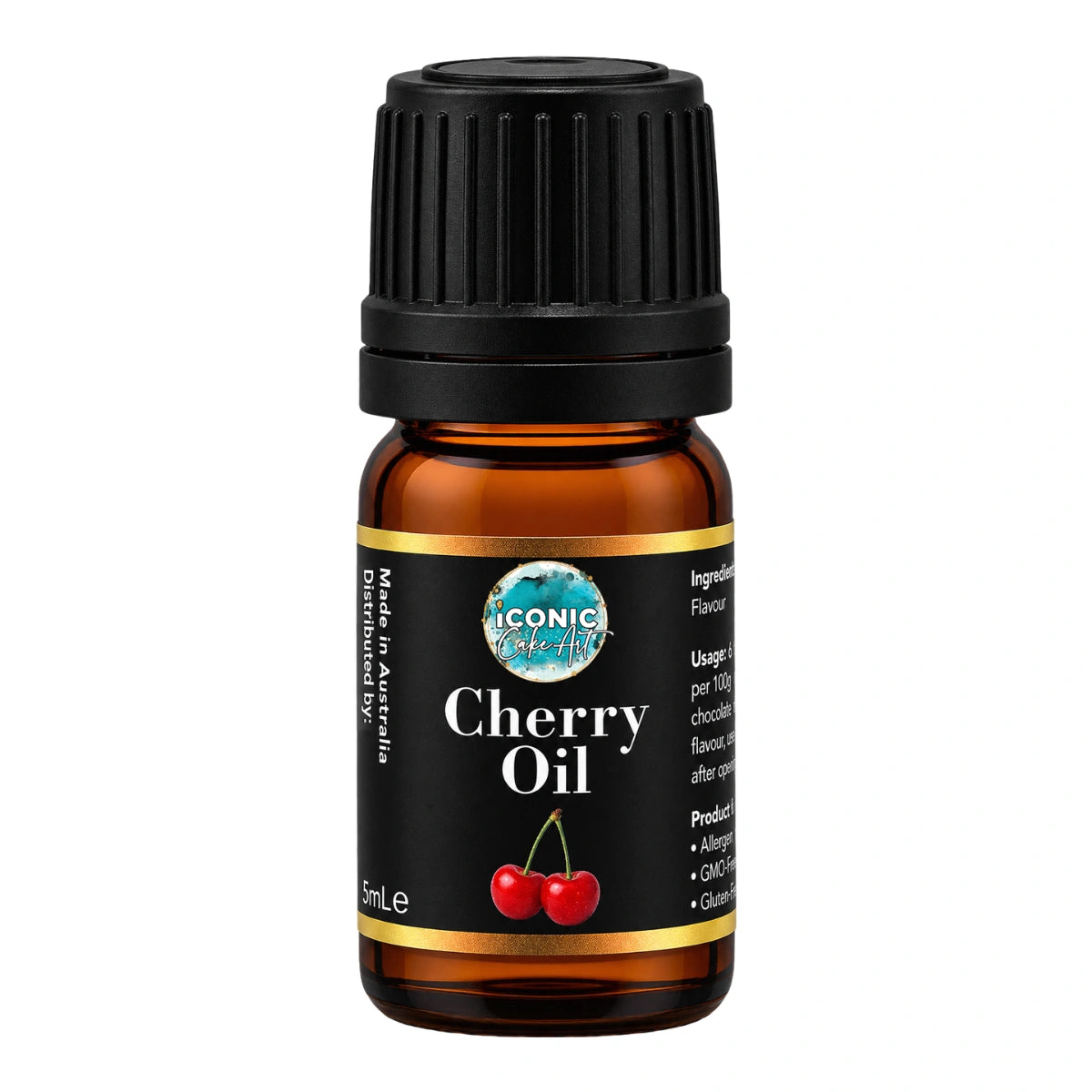 Cherry Flavour Oil 5ml - Iconic Cake Art
