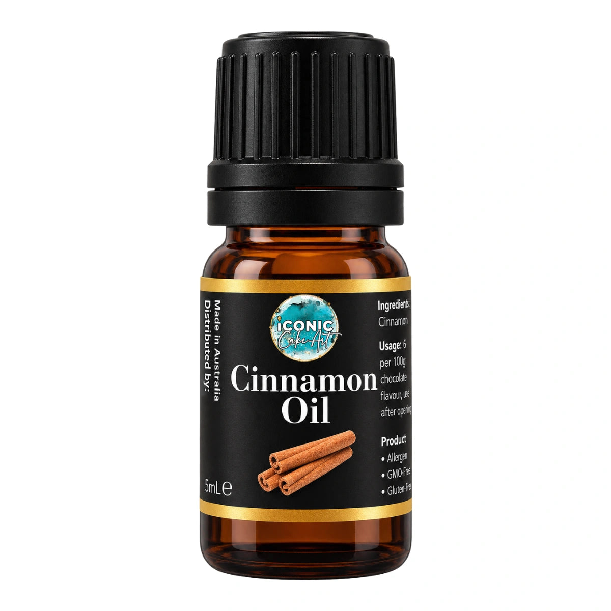 Cinnamon Flavour Oil 5ml - Iconic Cake Art