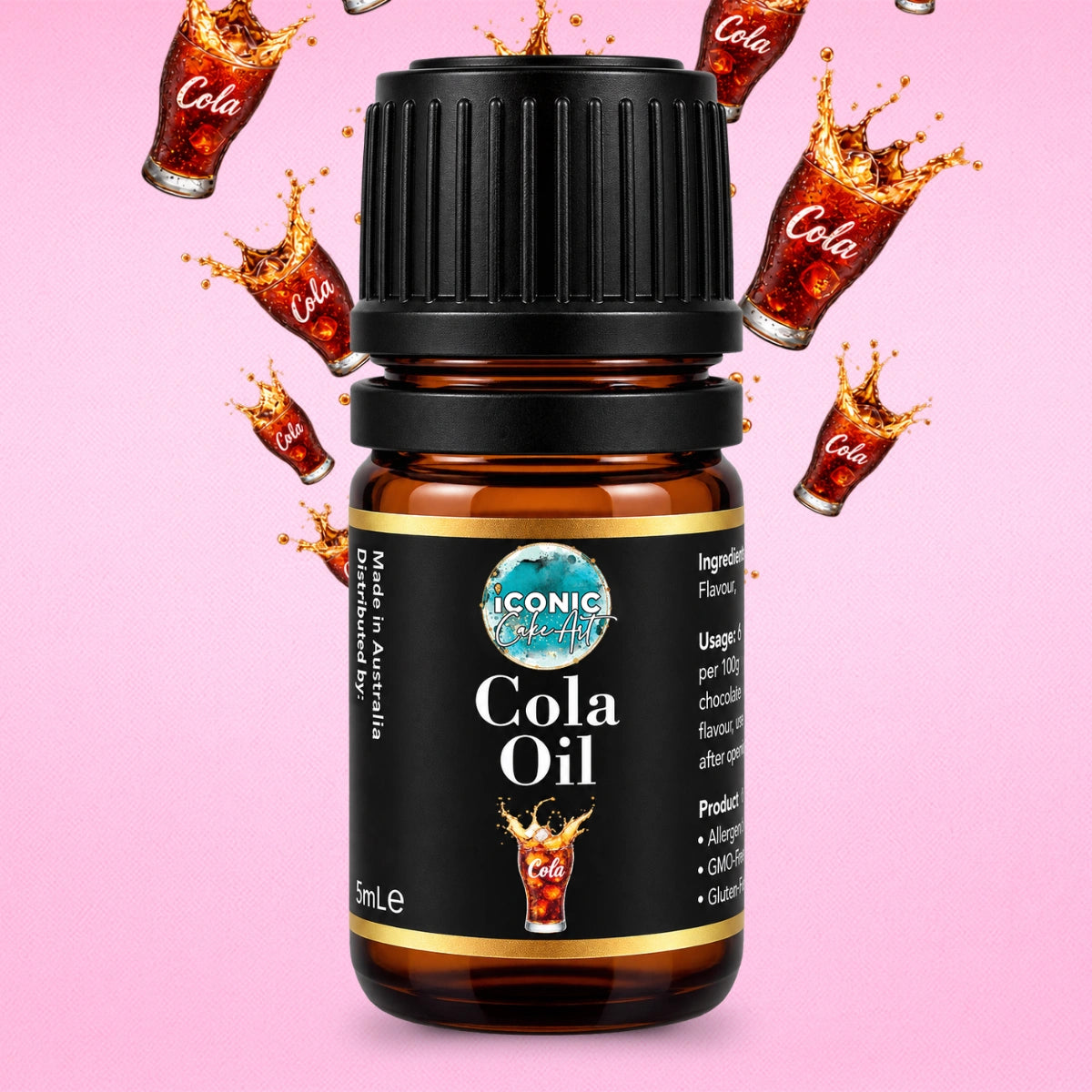 Cola Flavour Oil 5ml - Iconic Cake Art