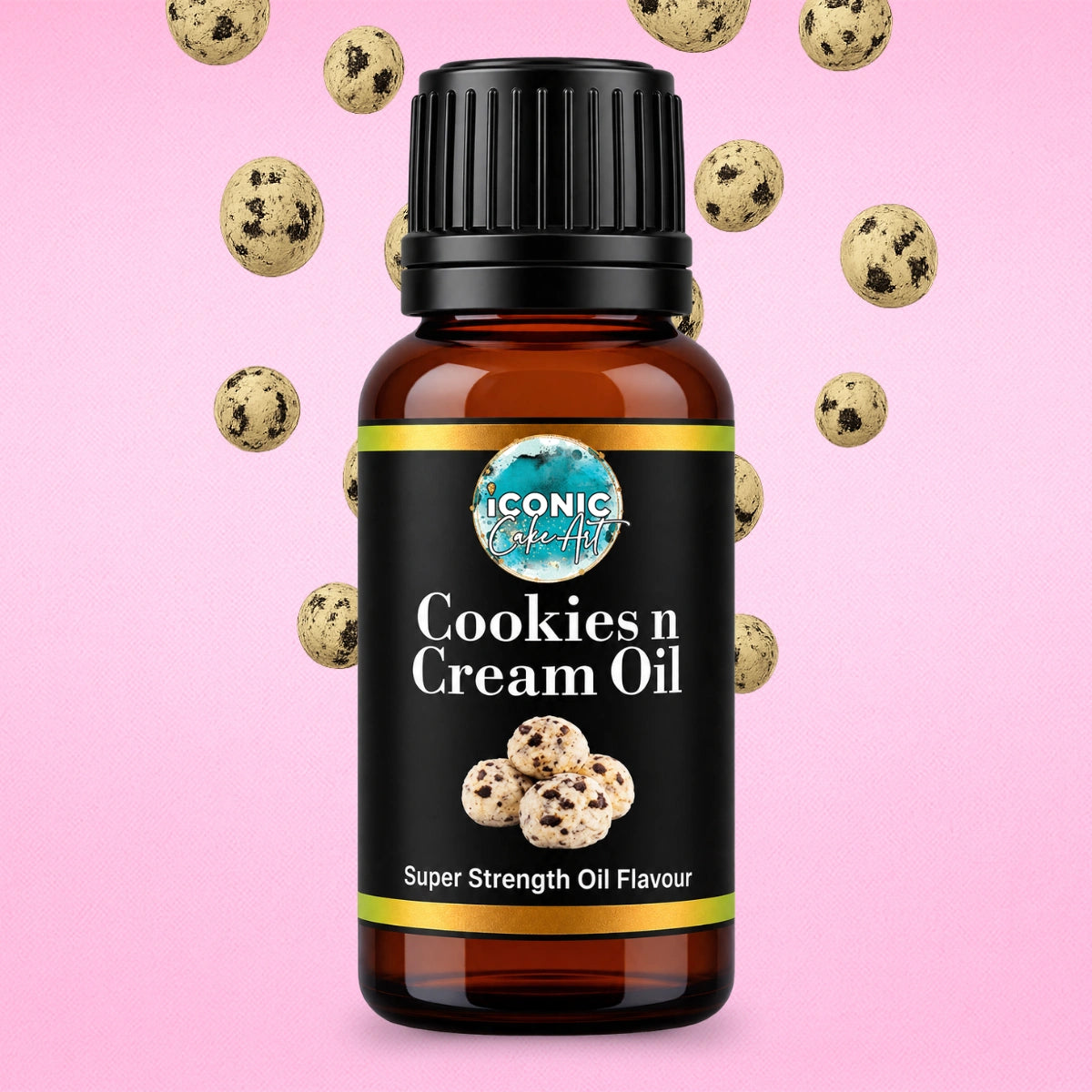 Cookie n Cream Flavour Oil 30ml - Iconic Cake Art