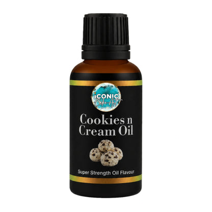 Cookie n Cream Flavour Oil - Iconic Cake Art