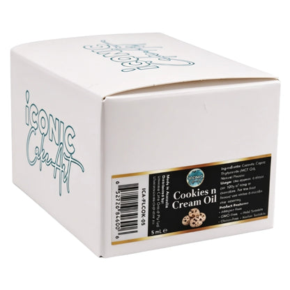 Cookie n Cream Flavour Oil 5ml - Iconic Cake Art
