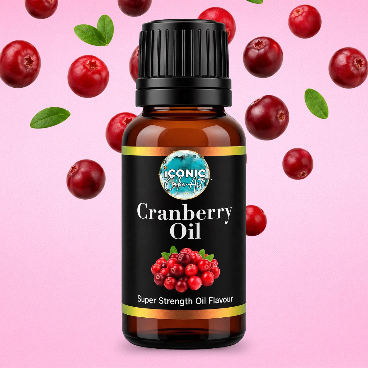 Cranberry Flavour Oil 30ml - Iconic Cake Art