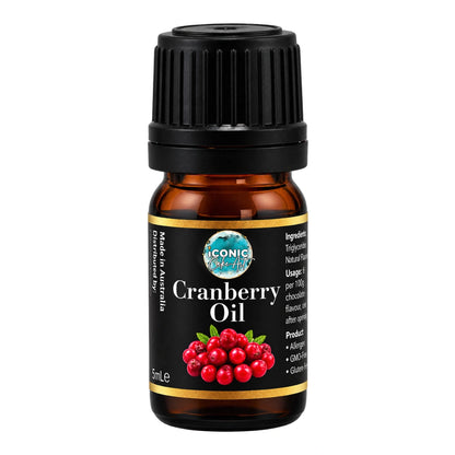 Cranberry Flavour Oil 5ml - Iconic Cake Art