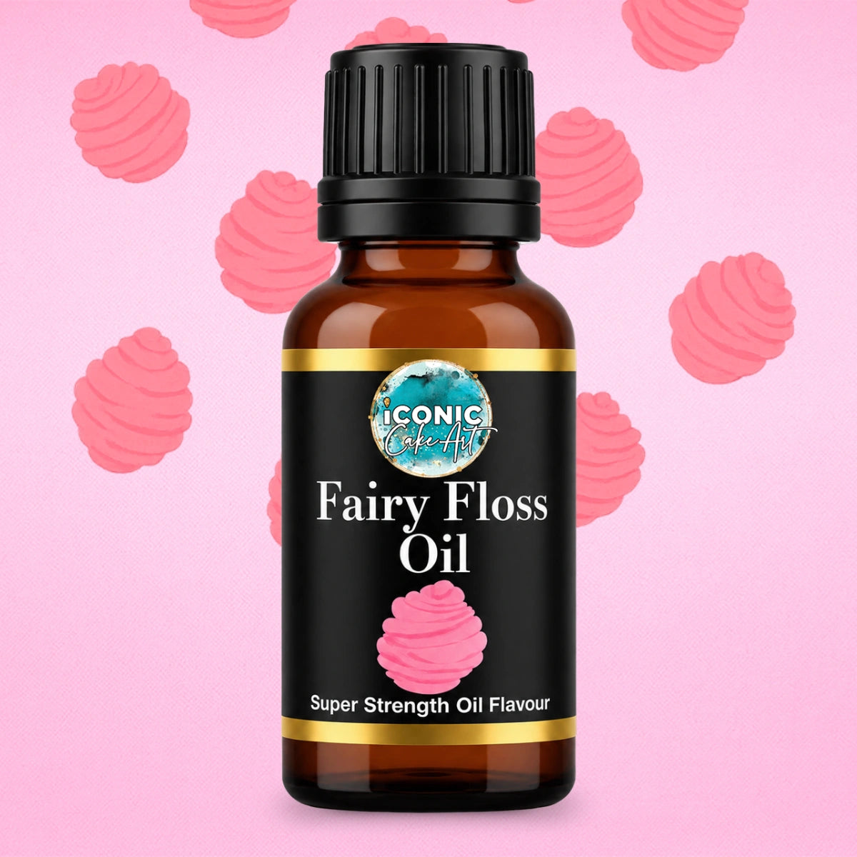 Cotton Candy Fairy Floss Flavour Oil 30ml - Iconic Cake Art