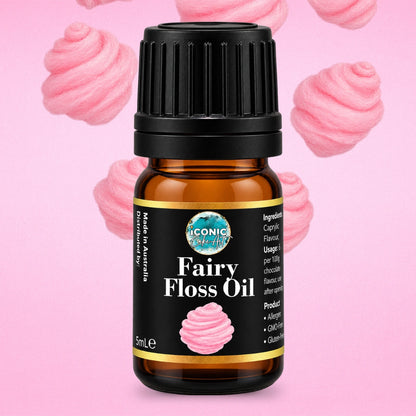 Cotton Candy Fairy Floss Flavour Oil 5ml - Iconic Cake Art