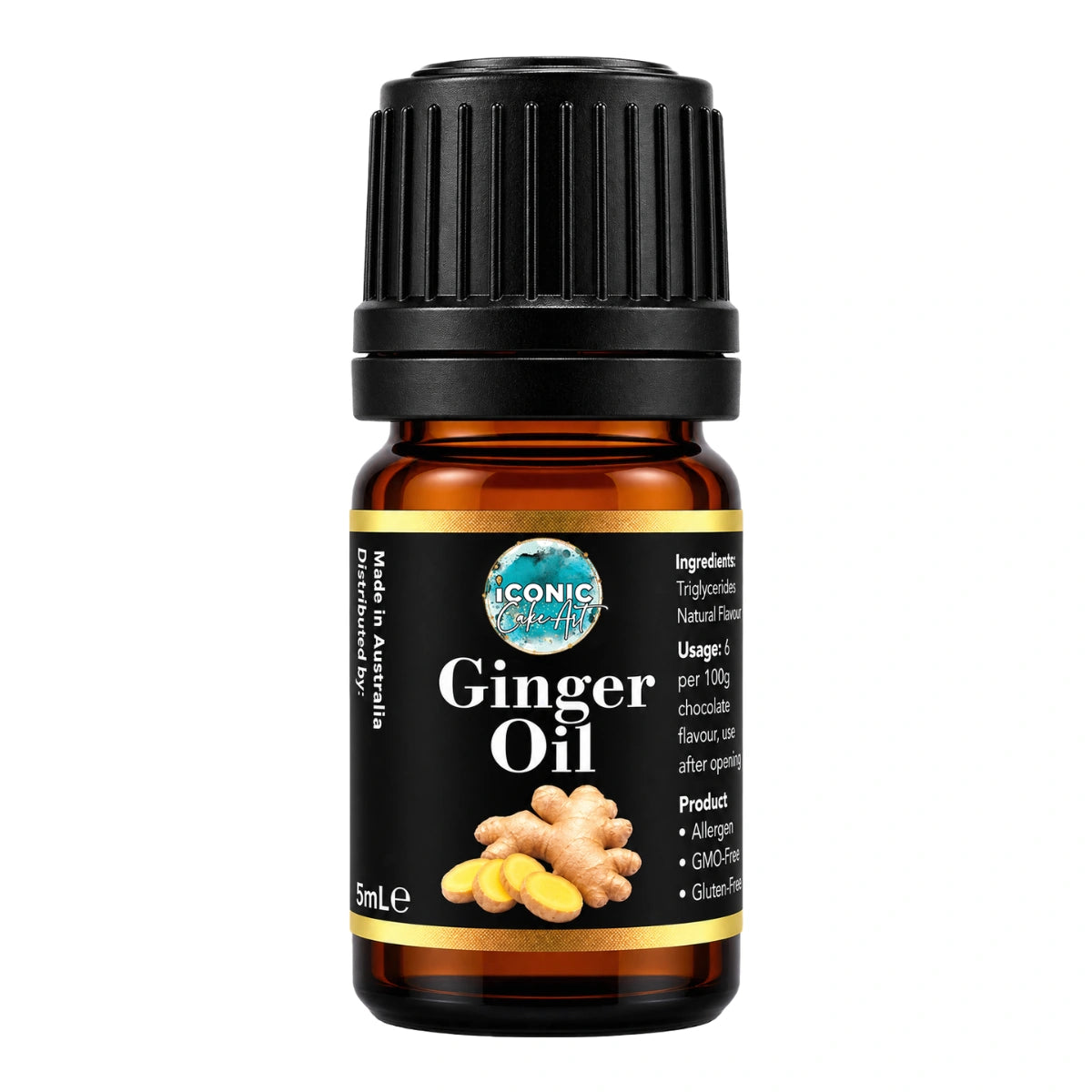 Ginger Flavour Oil 5ml - Iconic Cake Art