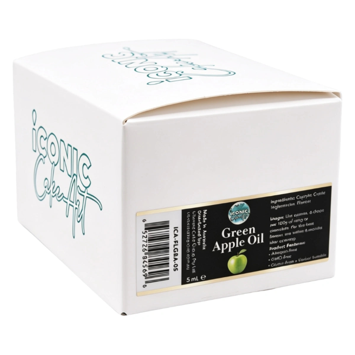 Green Apple Flavour Oil 5ml - Iconic Cake Art