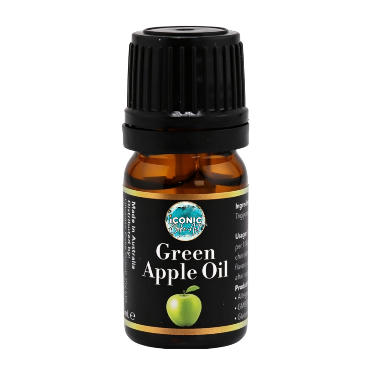 Green Apple Flavour Oil 5ml - Iconic Cake Art