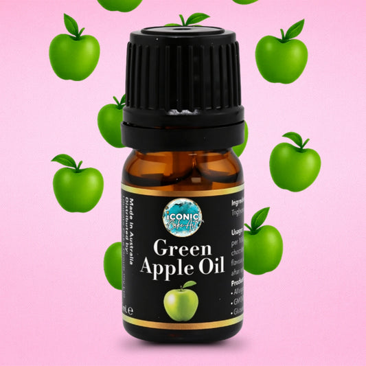 Green Apple Flavour Oil 5ml - Iconic Cake Art