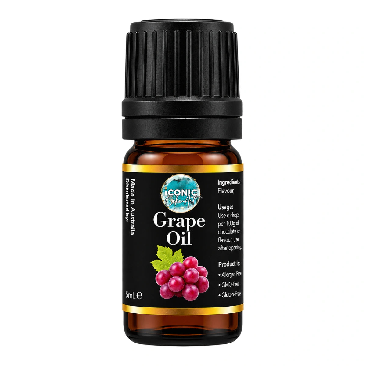 Grape Flavour Oil 5ml - Iconic Cake Art