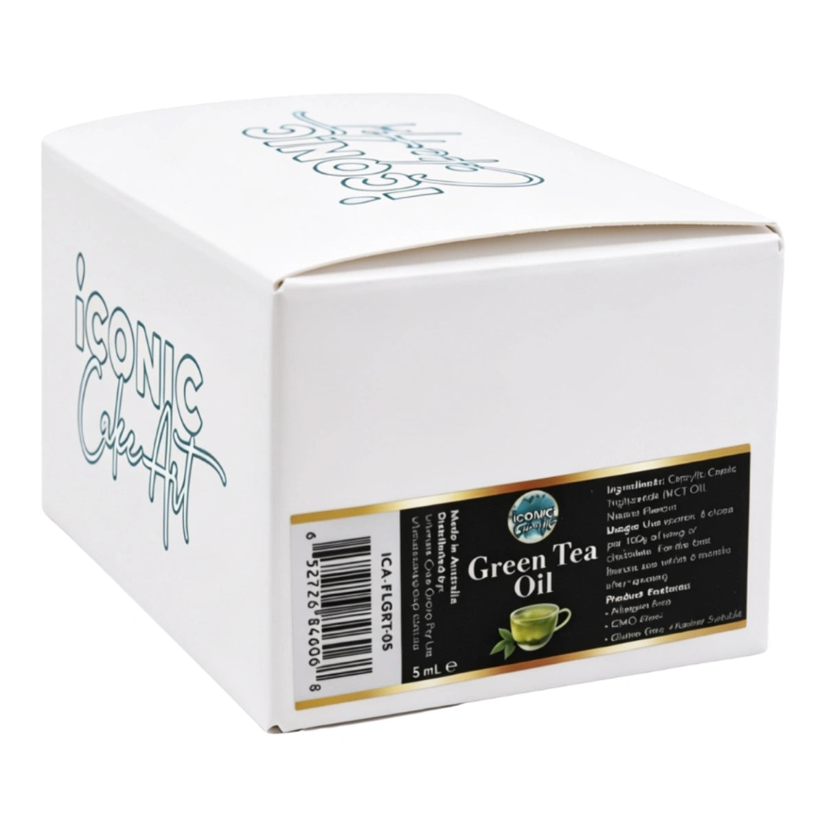 Green Tea Flavour Oil 5ml - Iconic Cake Art