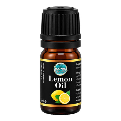 Lemon Flavour Oil 5ml - Iconic Cake Art