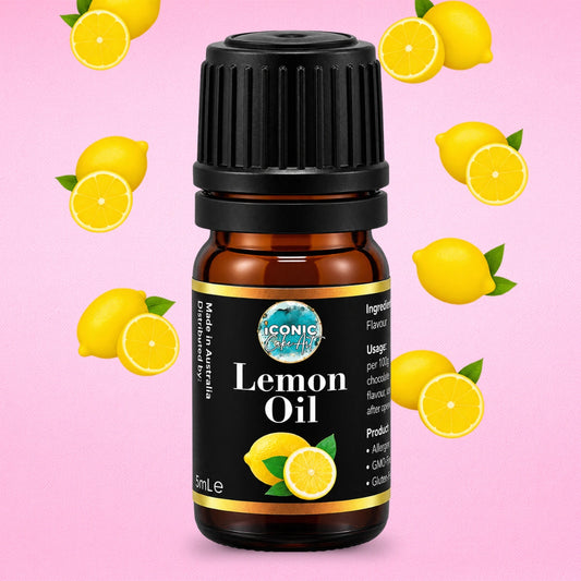 Lemon Flavour Oil 5ml - Iconic Cake Art
