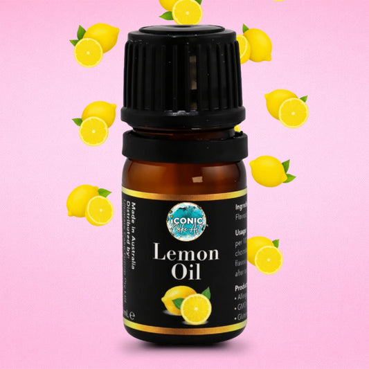 Lemon Flavour Oil 5ml - Iconic Cake Art