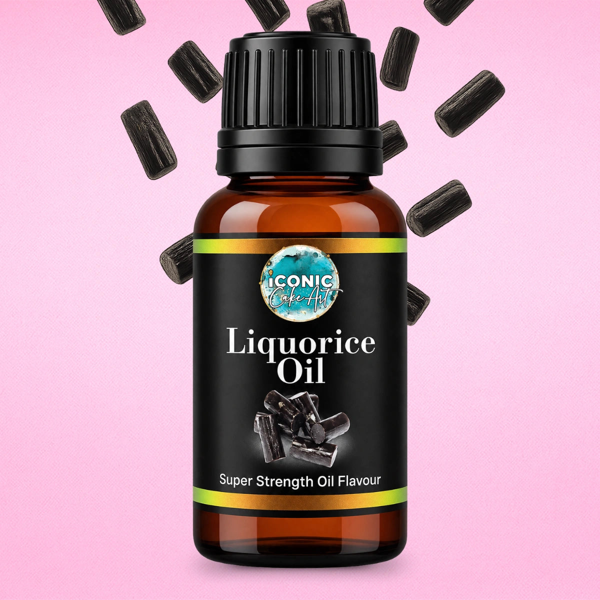 Liquorice Flavour Oil 30ml - Iconic Cake Art